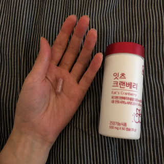 네츄럴굿띵스 잇츠 크랜베리 1병 30일분 — 5점을 준 리뷰어가 2019년 10월 올린 사용 사진