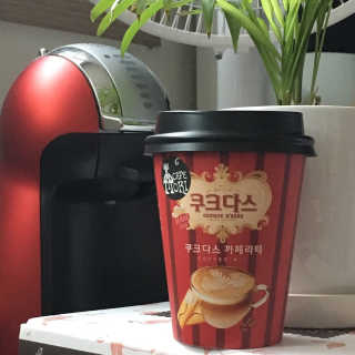 (주)쟈뎅 쟈뎅 까페모리 쿠크다스 까페라떼 — 5점을 준 리뷰어가 2017년 11월 올린 사용 사진