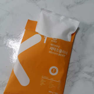 레인보우샵 올인원세탁세제,베이킹소다 스틱포6개입+세탁조클리너 — 5점을 준 리뷰어가 2018년 4월 올린 사용 사진