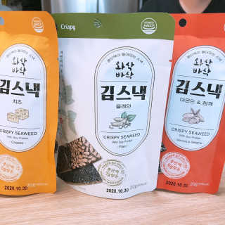 더빈트 와삭바삭 김스낵 — 5점을 준 리뷰어가 2020년 2월 올린 사용 사진
