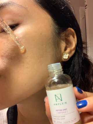 앰플엔 암 페트 펩티드 샷 AMPOULE — 2점을 준 리뷰어가 2019년 8월 올린 사용 사진
