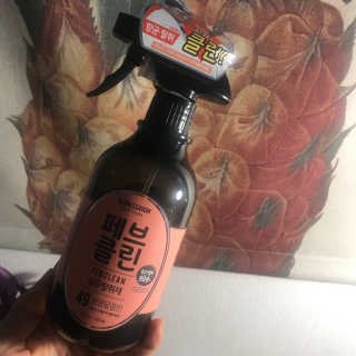 더블유드레스룸 페브클린 500ml — 5점을 준 리뷰어가 2018년 8월 올린 사용 사진