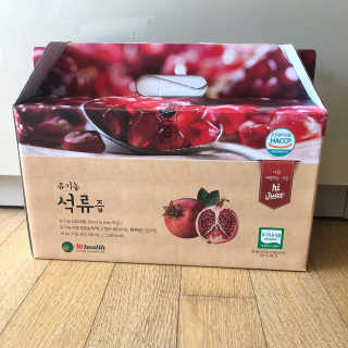 [하이헬스] 정말 진하고 맛있는 유기농 석류즙 30포 — 5점을 준 리뷰어가 2019년 11월 올린 사용 사진