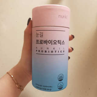 눈길 프로바이오틱스 눈길 콜라겐 프로바이오틱스 — 4.5점을 준 리뷰어가 2019년 11월 올린 사용 사진
