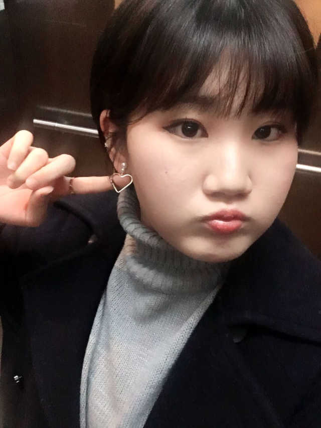폭스타일 은침 알로하 하트 귀걸이 리뷰 사진