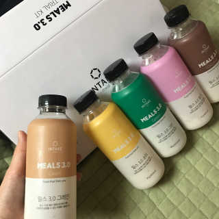 인테이크 밀스 3.0 Trial Kit(보틀형 5종) — 3점을 준 리뷰어가 2017년 4월 올린 사용 사진