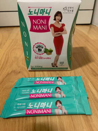 정찬우 꽐라만시 [띵보몰]건강환 습관 노니마니 스틱 1Box — 3.5점을 준 리뷰어가 2019년 5월 올린 사용 사진