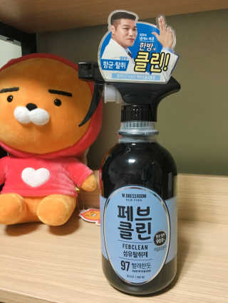 더블유드레스룸 페브클린 500ml — 5점을 준 리뷰어가 2018년 11월 올린 사용 사진