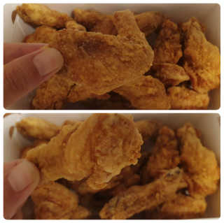 [치킨마루]-  빠사칸윙봉현미 + 콜라 500ml — 5점을 준 리뷰어가 2019년 7월 올린 사용 사진