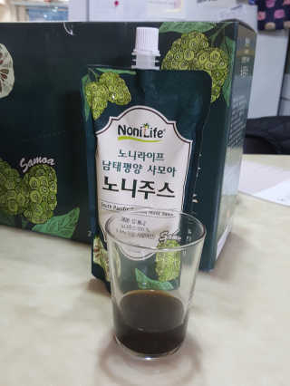 장수농가 남태평양 사모아 노니 원액 1L or 200mlx10팩 중 택 1 — 3점을 준 리뷰어가 2019년 1월 올린 사용 사진