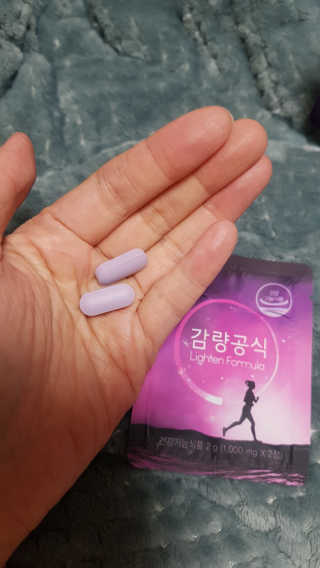 [감량공식] 다이어트 건강기능식품 — 4점을 준 리뷰어가 2019년 12월 올린 사용 사진