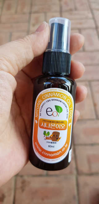 시나몬이오 시트로넬라 스프레이 모기,진드기 60ml — 5점을 준 리뷰어가 2018년 8월 올린 사용 사진