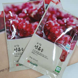 [하이헬스] 정말 진하고 맛있는 유기농 석류즙 30포 — 5점을 준 리뷰어가 2019년 11월 올린 사용 사진