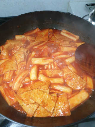 화곡미담 옛날 떡볶이 — 5점을 준 리뷰어가 2020년 4월 올린 사용 사진