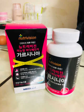뉴트리비전 리뉴얼 바디체인지 가르시니아 — 3.83점을 준 리뷰어가 2018년 3월 올린 사용 사진
