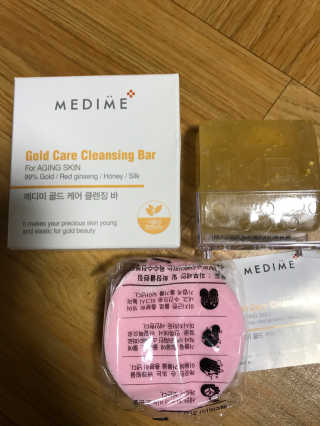 메디미 골드케어 클렌징 바 — 4점을 준 리뷰어가 2017년 8월 올린 사용 사진