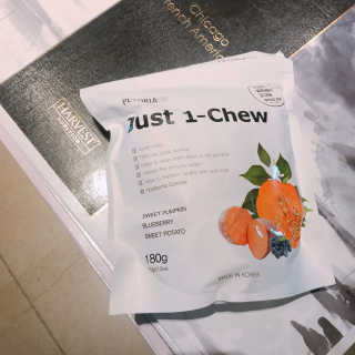 [펫토리아] 한입뚝딱 혼합 덴탈츄 Just 1-Chew — 4점을 준 리뷰어가 2020년 2월 올린 사용 사진