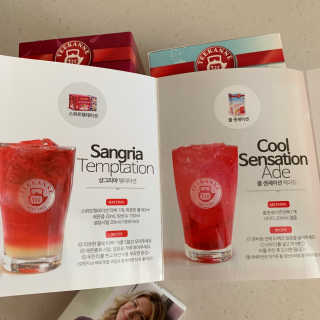 티칸 무설탕 아이스티 2종 쿨센세이션, 스위트 템테이션 — 5점을 준 리뷰어가 2019년 8월 올린 사용 사진