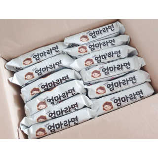 라면 그대로가 제일 맛있는 더엄마라면 — 5점을 준 리뷰어가 2019년 7월 올린 사용 사진