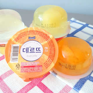 데르뜨 떠먹는 과일 3종, 짜먹는 과일 2종 총 10개 체험 — 5점을 준 리뷰어가 2020년 3월 올린 사용 사진