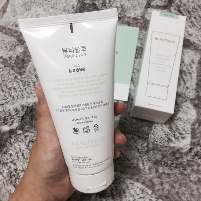 노니 딥 클렌징폼 리뷰 사진