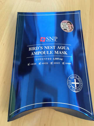 SNP 바다제비집 아쿠아 앰플 마스크 — 4점을 준 리뷰어가 2018년 3월 올린 사용 사진