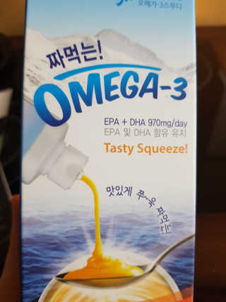 오메가-3스무디 [오메가스무디] 짜먹는 오메가3 DHA 임산부 어린이 — 5점을 준 리뷰어가 2019년 2월 올린 사용 사진