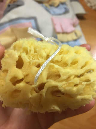룰라러브 모공관리 끝 지중해산 천연해면 바디스펀지 — 4.83점을 준 리뷰어가 2018년 2월 올린 사용 사진