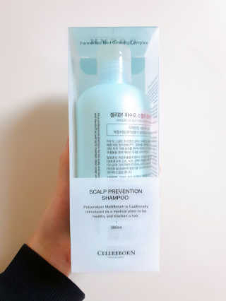 셀리본 하수오 내츄럴 프리벤션 탈모관리 샴푸 300ml — 4.5점을 준 리뷰어가 2019년 11월 올린 사용 사진