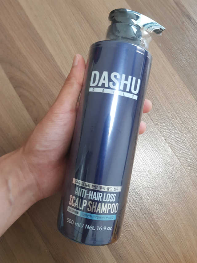 다슈 데일리 단백질 한방 두피 골드 샴푸 500ml 리뷰 사진