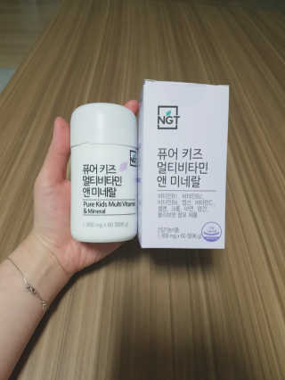 네츄럴굿띵스 퓨어 키즈 멀티비타민 앤 미네랄 30일분 — 4.17점을 준 리뷰어가 2018년 4월 올린 사용 사진