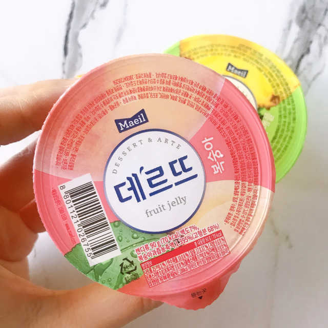 데르뜨 떠먹는 과일 3종, 짜먹는 과일 2종 총 10개 체험 리뷰 사진