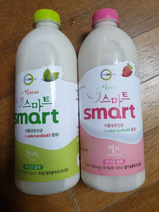 유산균하우스 프로바이오65 스마트 딸기맛, 플레인 맛 2종 랜덤 — 4점을 준 리뷰어가 2019년 6월 올린 사용 사진