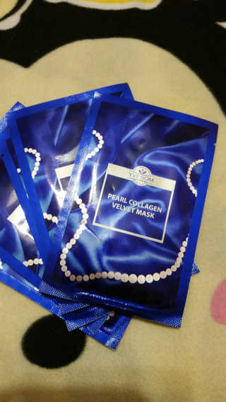 Pearl Collagen Velvet Mask 1 BOX by YVESOM — 5점을 준 리뷰어가 2019년 2월 올린 사용 사진
