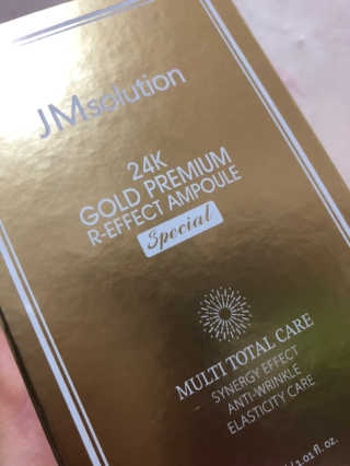 JM솔루션 24K 골드 프리미엄 알 이펙트 앰플 스페셜 — 5점을 준 리뷰어가 2018년 12월 올린 사용 사진
