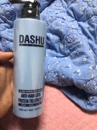 다슈코리아 다슈 데일리 안티 헤어로스 단백질 트리트먼트 500ml — 5점을 준 리뷰어가 2018년 11월 올린 사용 사진