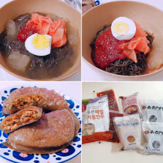 유천냉면 유천 비빔냉면 2인분+메밀지짐만두 280g — 5점을 준 리뷰어가 2018년 6월 올린 사용 사진