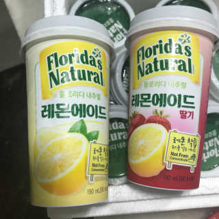 플로리다 내추럴 플로리다내추럴 레몬에이드  2종 — 5점을 준 리뷰어가 2018년 7월 올린 사용 사진