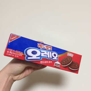 오레오 레드벨벳 — 4점을 준 리뷰어가 2018년 1월 올린 사용 사진