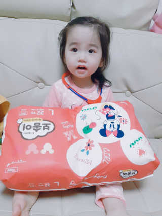 보솜이 베이비케어 팬티형 기저귀 — 4.5점을 준 리뷰어가 2019년 3월 올린 사용 사진