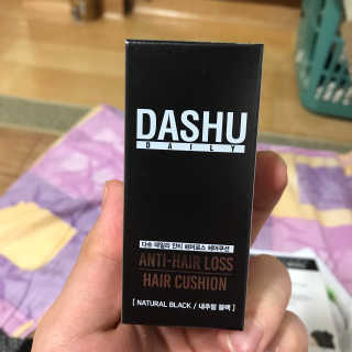 다슈코리아 다슈 안티 헤어로스 헤어쿠션 16g — 3.5점을 준 리뷰어가 2018년 2월 올린 사용 사진