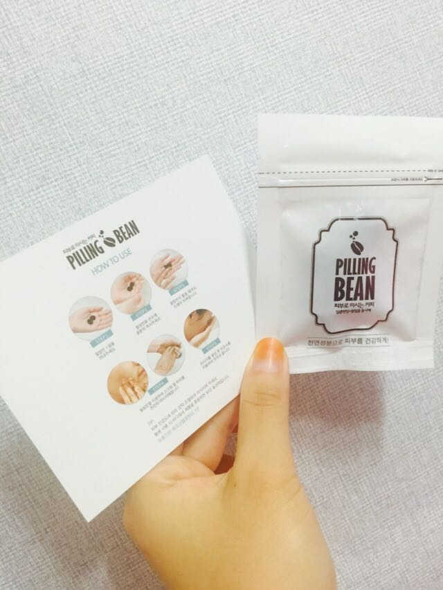 필링빈 프리미엄 커피 스크럽 클렌저 10팩입 리뷰 사진