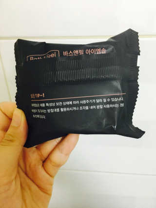 바스앤필 아이엠솝 카카오 닙스 — 5점을 준 리뷰어가 2017년 5월 올린 사용 사진