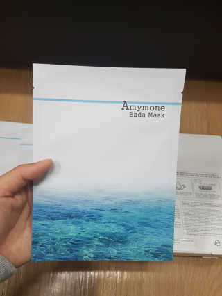 고보습에 화이트닝 아미모네 바다마스크팩 10매입 — 4점을 준 리뷰어가 2020년 1월 올린 사용 사진