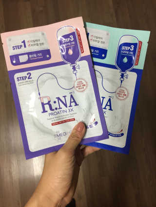 메디힐 디엔에이(DNA)프로아틴 3X 마스크 — 3.5점을 준 리뷰어가 2016년 9월 올린 사용 사진