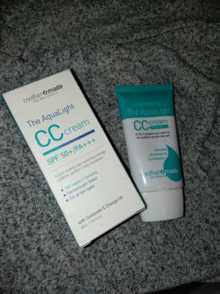 마더메이드 더 아쿠아라이트 CC크림 SPF50+ PA+++ — 5점을 준 리뷰어가 2019년 11월 올린 사용 사진