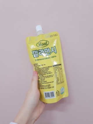 장수농가 리얼깔라만시 — 5점을 준 리뷰어가 2018년 4월 올린 사용 사진
