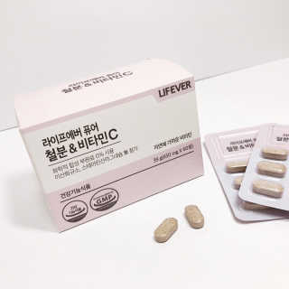 라이프에버퓨어 철분 비타민C — 5점을 준 리뷰어가 2019년 1월 올린 사용 사진