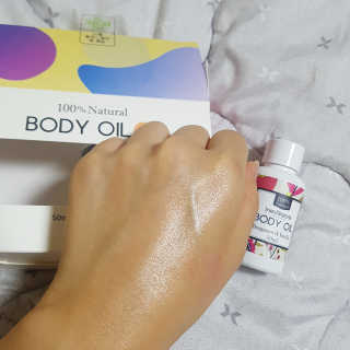 이네스네이쳐 천연 바디오일 미니 3종세트 50ml — 4.5점을 준 리뷰어가 2018년 5월 올린 사용 사진