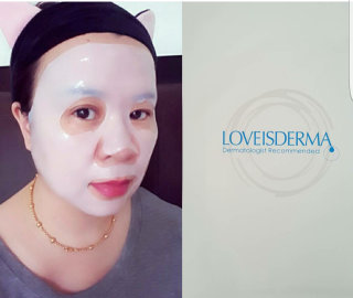 대만LOVEISDERMA LOVEISDERMA 마스크팩 — 4.5점을 준 리뷰어가 2016년 8월 올린 사용 사진